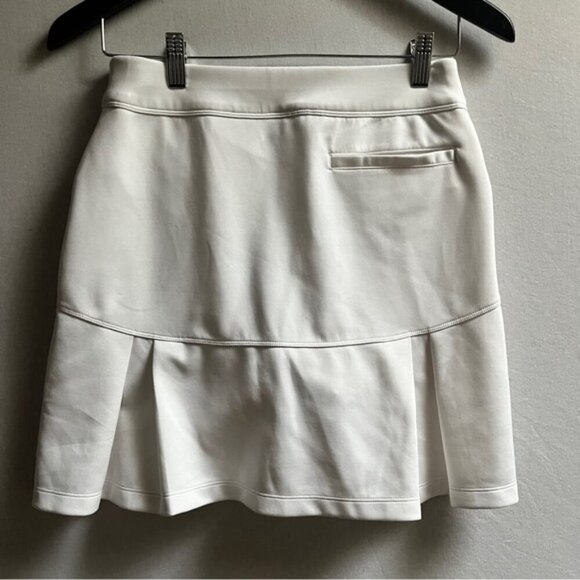 Adidas pleated white tennis golf skort Sz XS - Picture 3 of 7